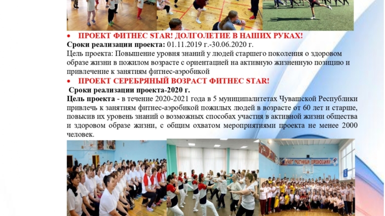 Реализованные проекты Федерации фитнес-аэробики Чувашской Республики